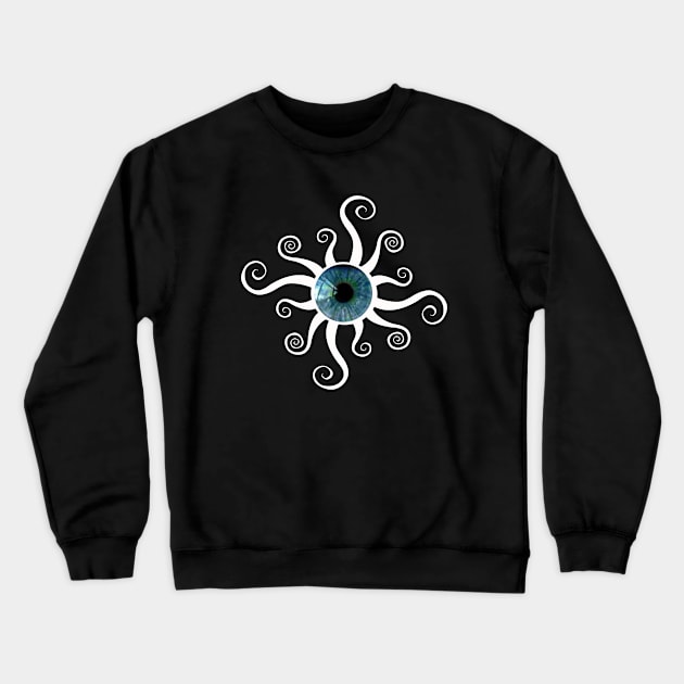 Illuminati Eye blue Crewneck Sweatshirt by FromBerlinGift